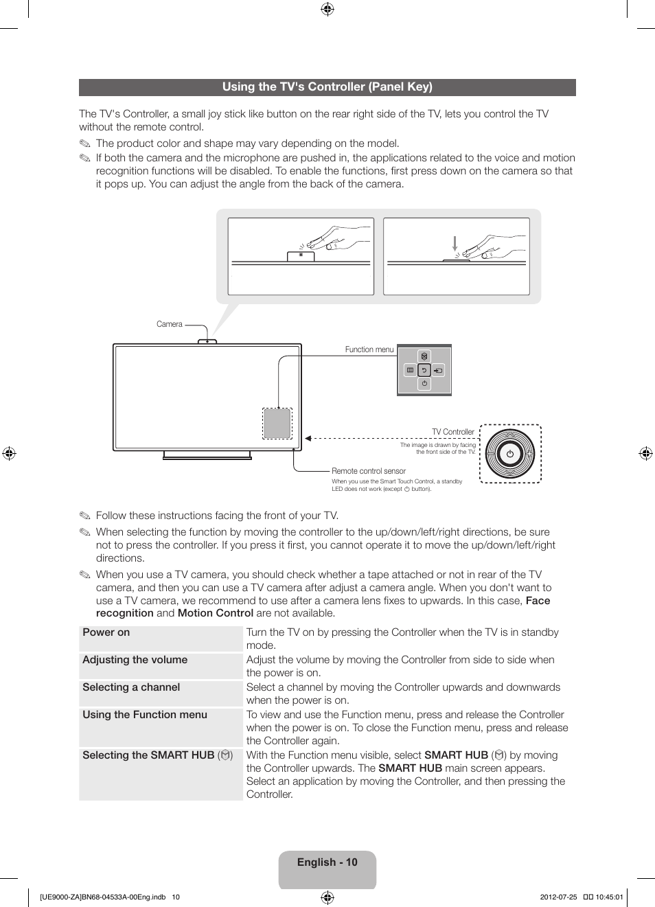 Samsung UN75ES9000FXZA User Manual | Page 10 / 62