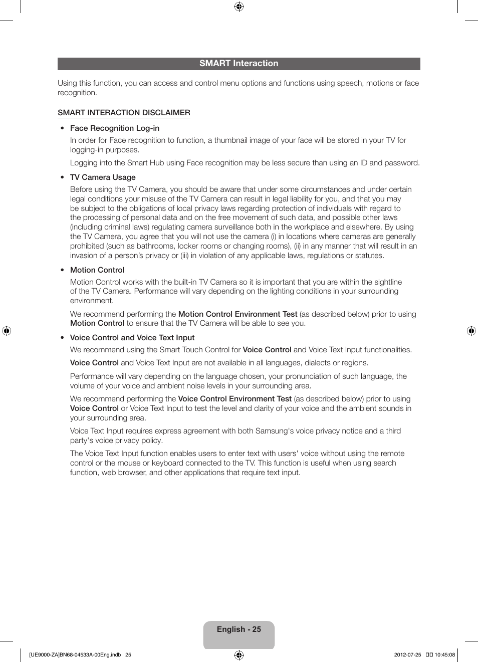 Samsung UN75ES9000FXZA User Manual | Page 25 / 62