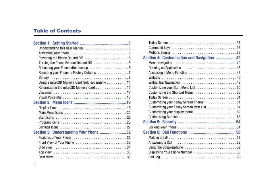 Samsung SCH-I910ZKAVZW User Manual | Page 4 / 209