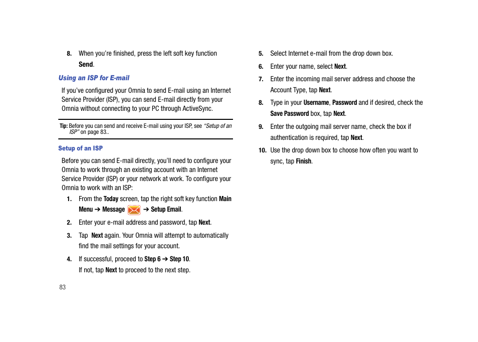 Samsung SCH-I910ZKAVZW User Manual | Page 86 / 209