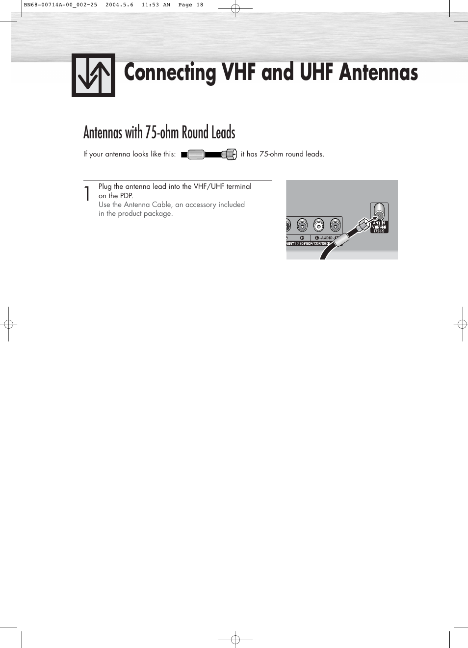 Samsung HPP5031X-XAP User Manual | 7 pages