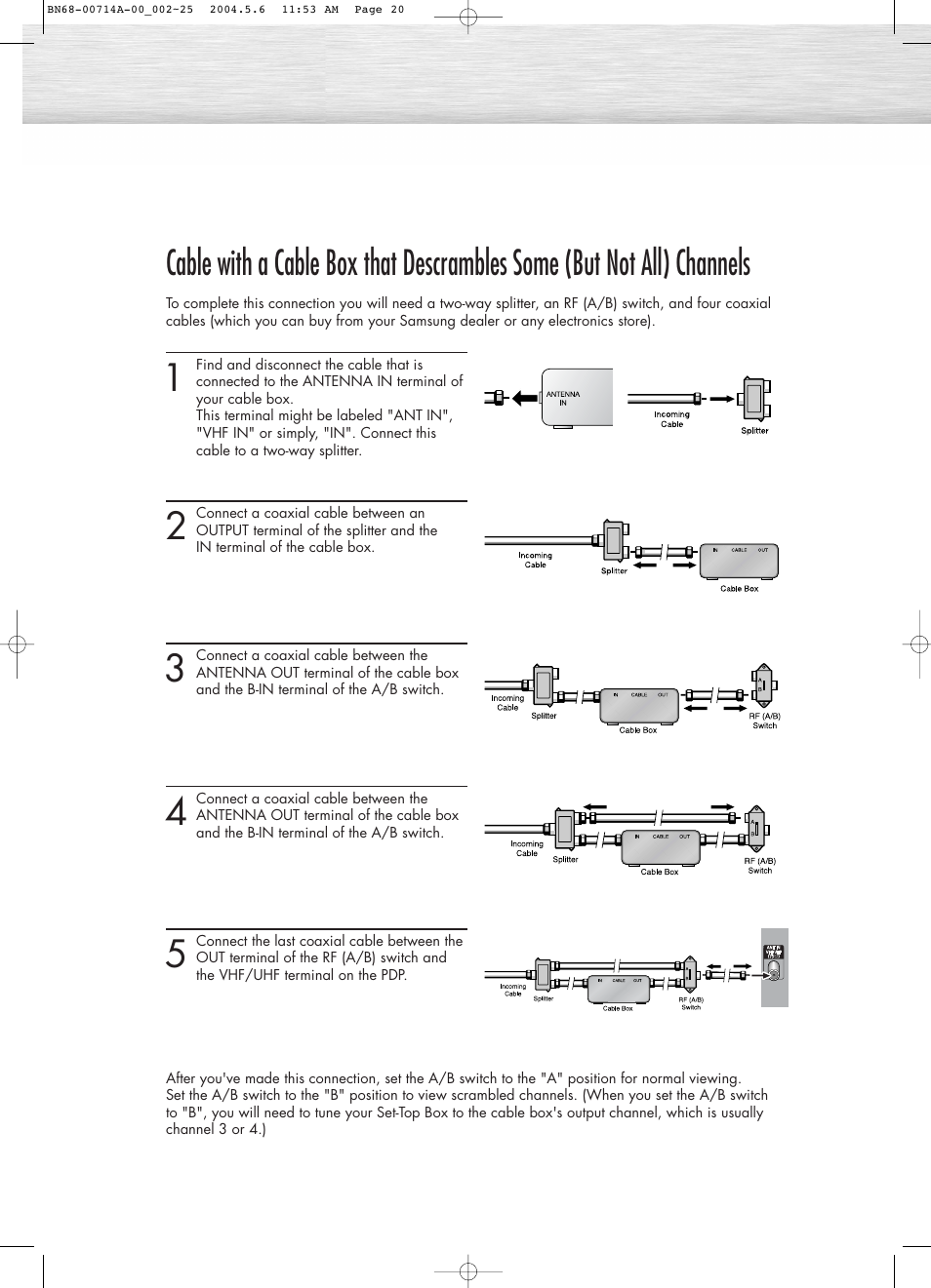 Samsung HPP5031X-XAP User Manual | Page 3 / 7