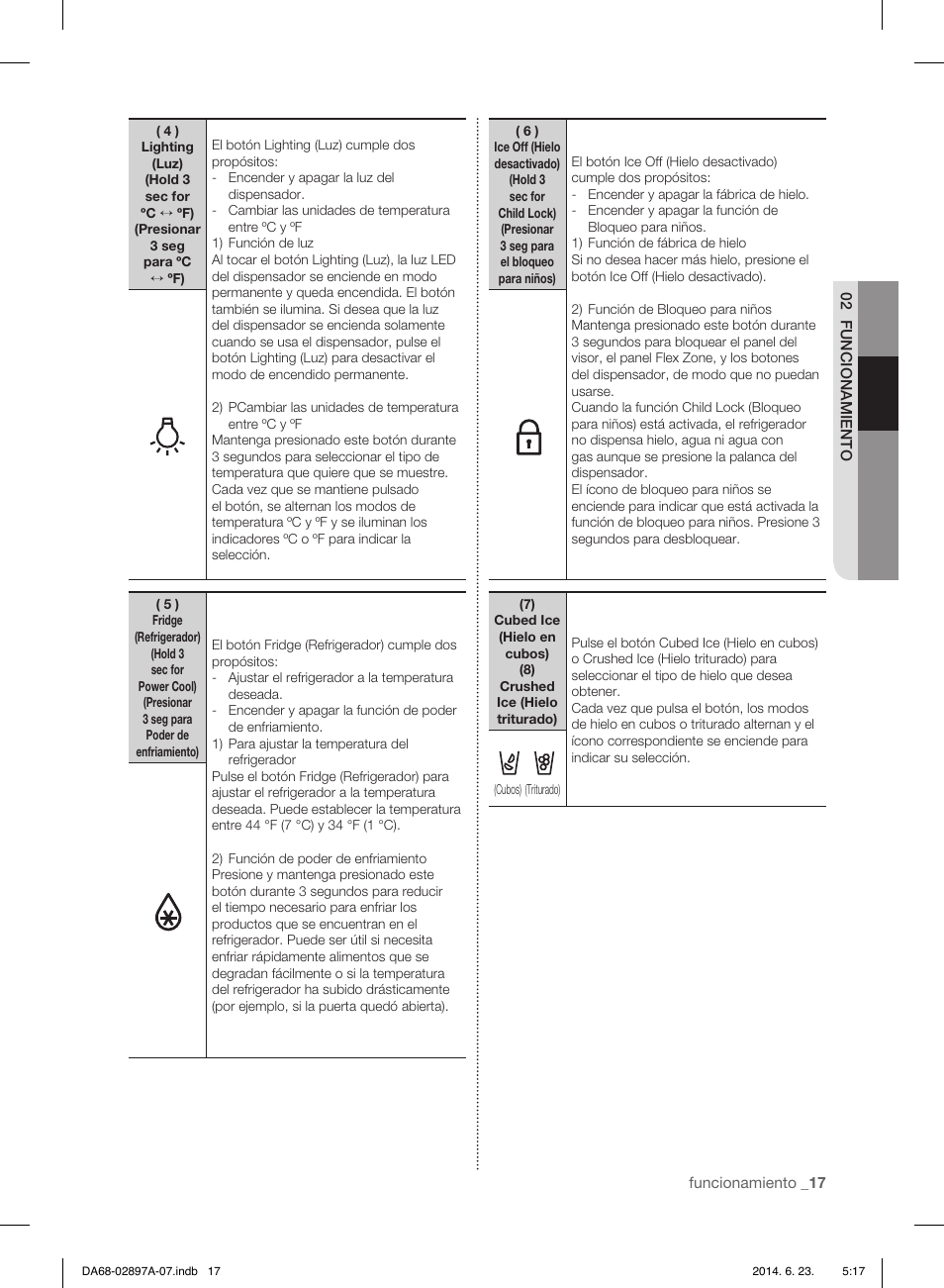 Samsung RF24FSEDBSR-AA User Manual | Page 53 / 108