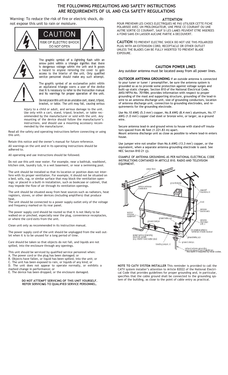 Adcom GFP-815 User Manual | Page 3 / 11