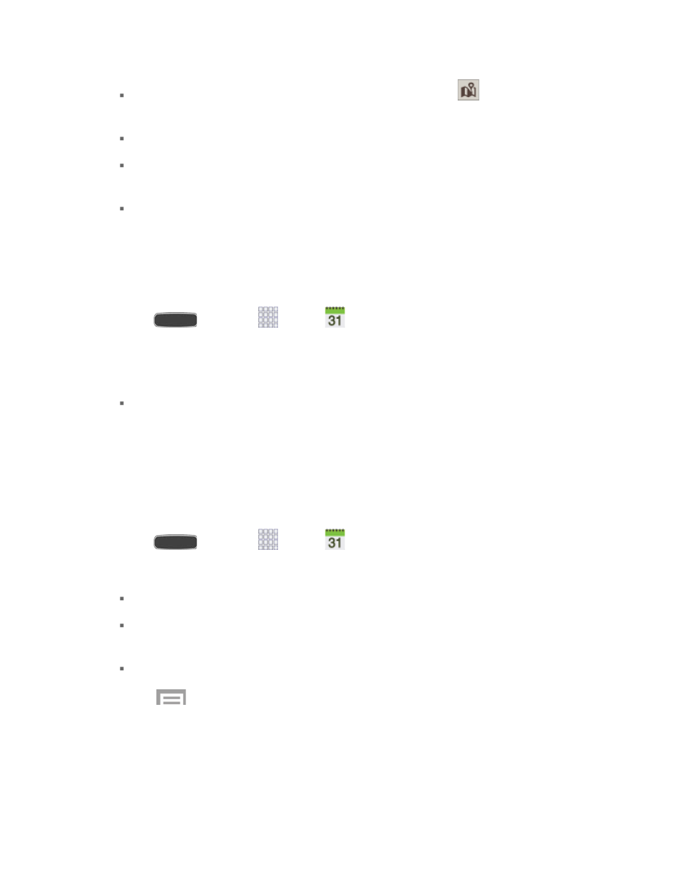 View events and tasks, Erase events | Samsung SPH-L600ZKASPR User Manual | Page 105 / 159