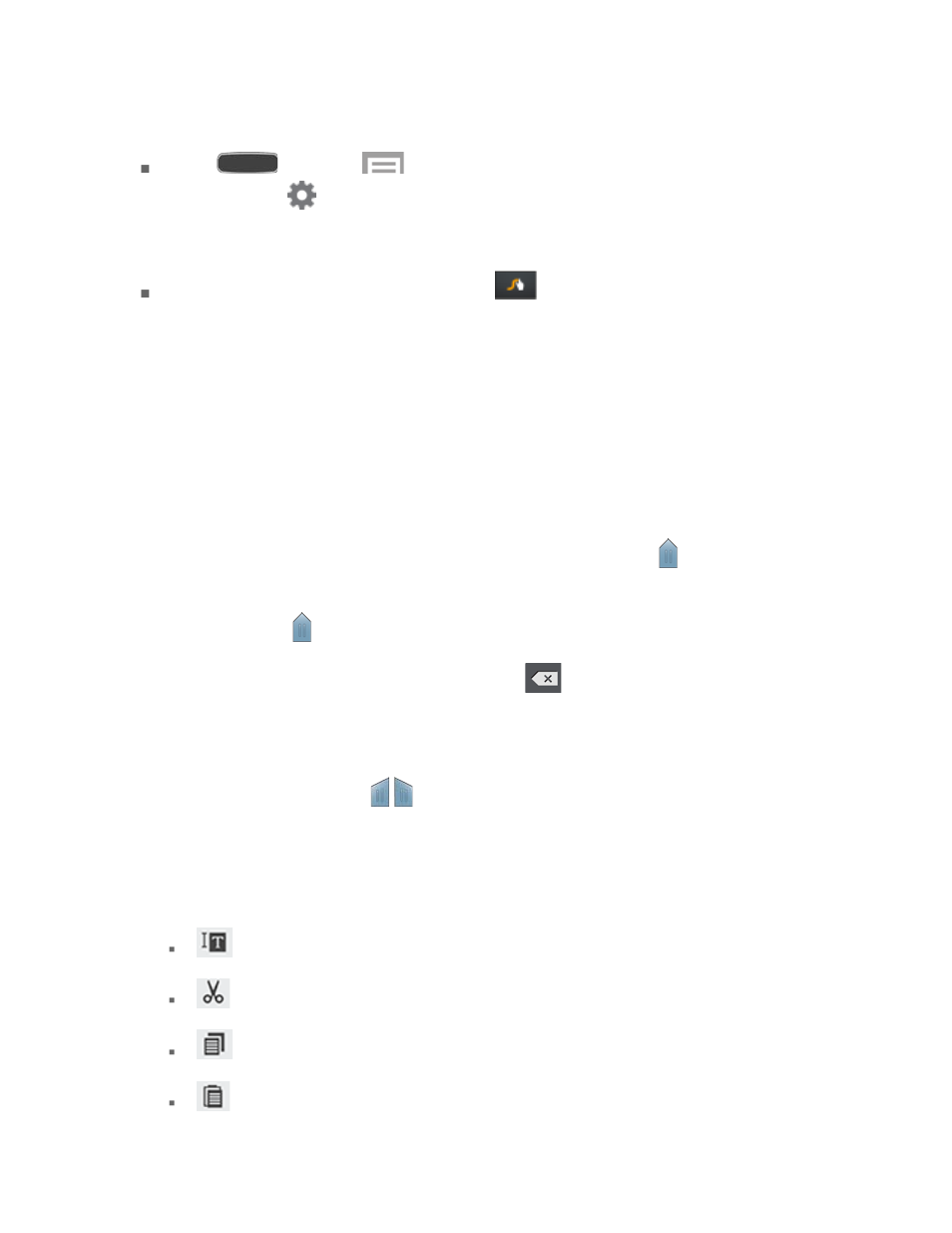 Editing text | Samsung SPH-L600ZKASPR User Manual | Page 47 / 159