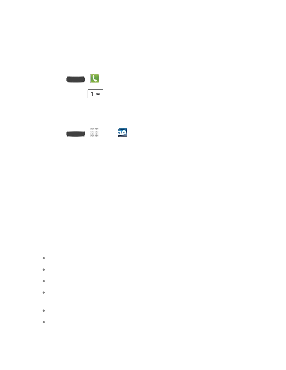 Retrieve your voicemail messages, Visual voicemail | Samsung SPH-L600ZKASPR User Manual | Page 54 / 159