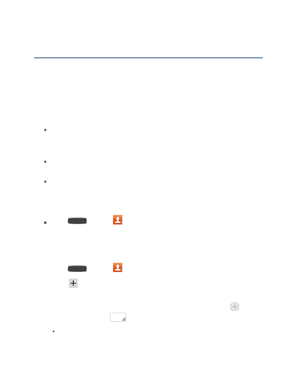 Contacts, Get started with contacts, Access contacts | Add a contact | Samsung SPH-L600ZKASPR User Manual | Page 61 / 159