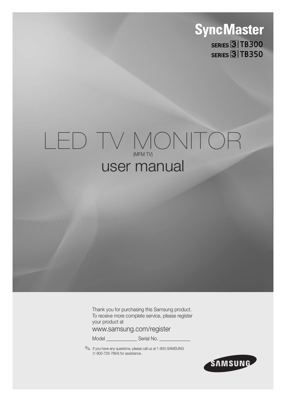 Samsung LT24B350ND-ZA User Manual | 43 pages