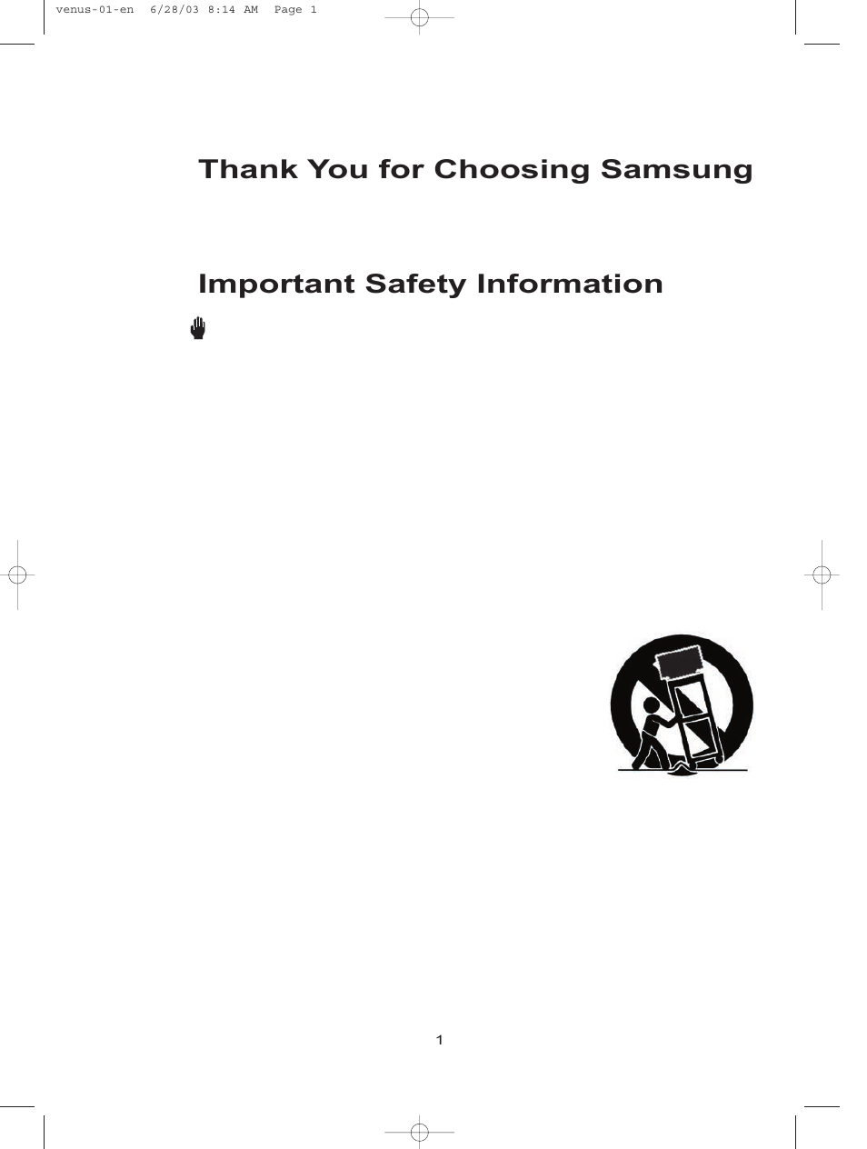 Important safety information | Samsung LTN325WX-XAA User Manual | Page 2 / 82