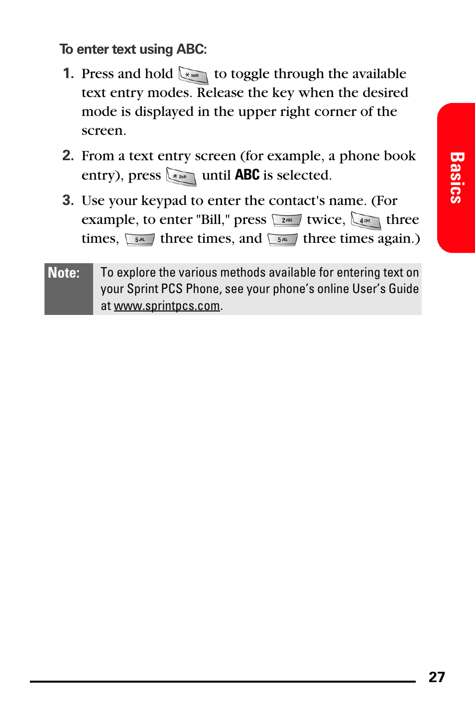 Basics | Samsung SPH-I600MSSXAR User Manual | Page 35 / 76
