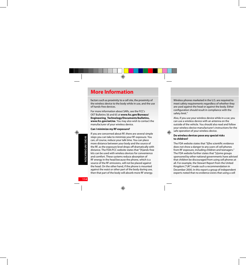 More information | Samsung SCH-I920DAAVZW User Manual | Page 114 / 122