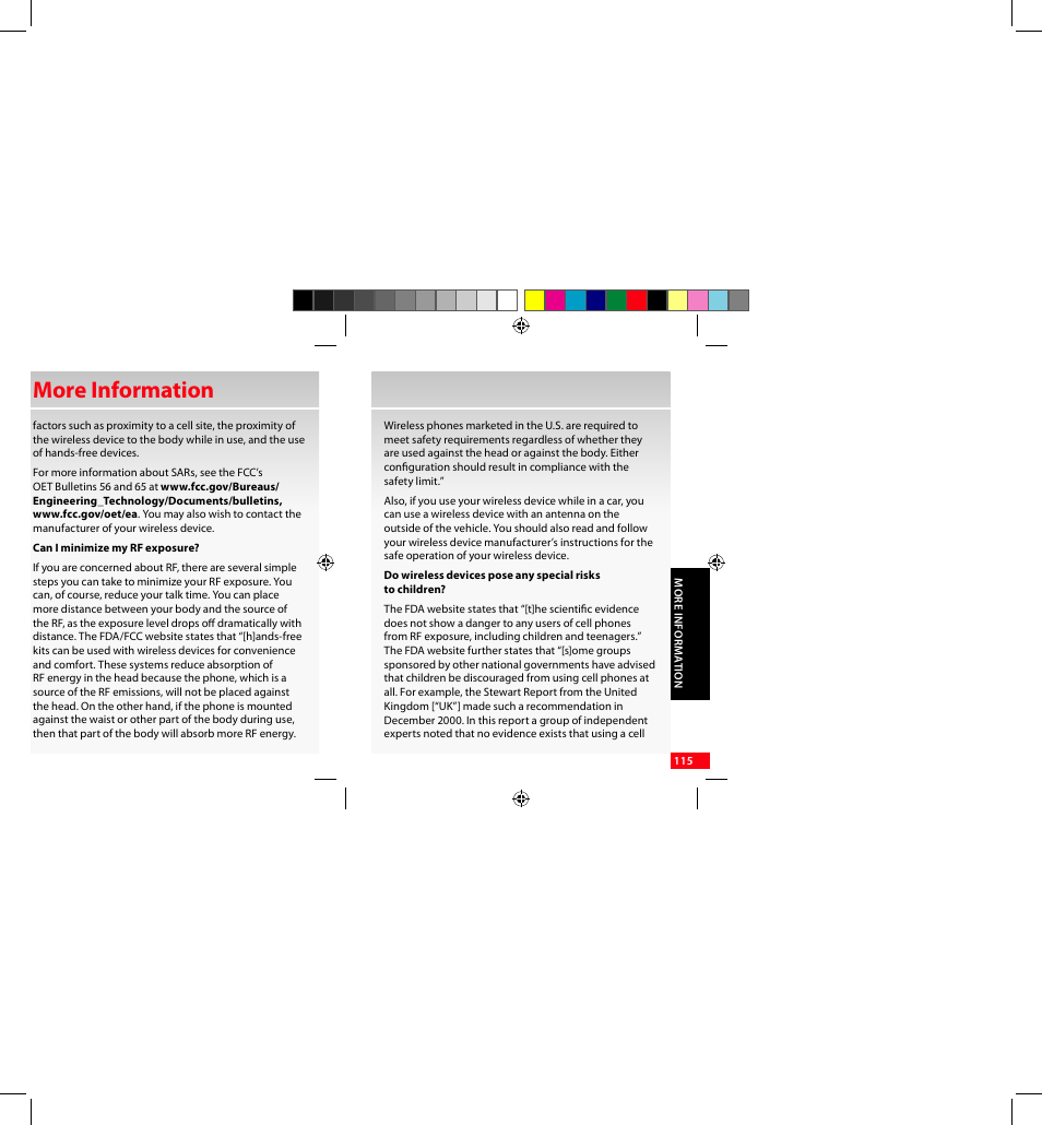 More information | Samsung SCH-I920DAAVZW User Manual | Page 115 / 122