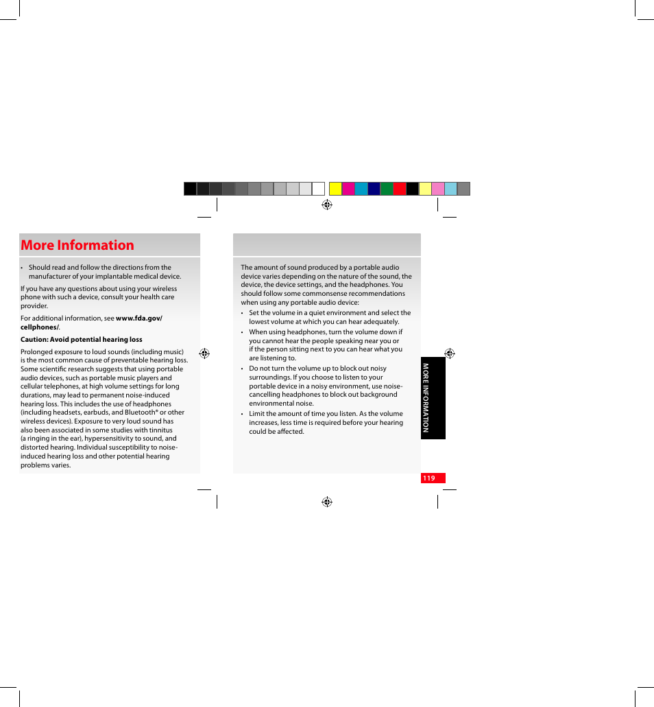 More information | Samsung SCH-I920DAAVZW User Manual | Page 119 / 122