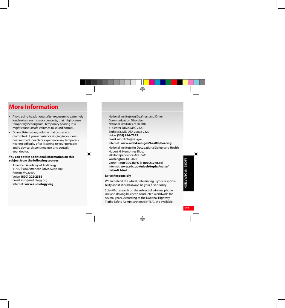 More information | Samsung SCH-I920DAAVZW User Manual | Page 121 / 122