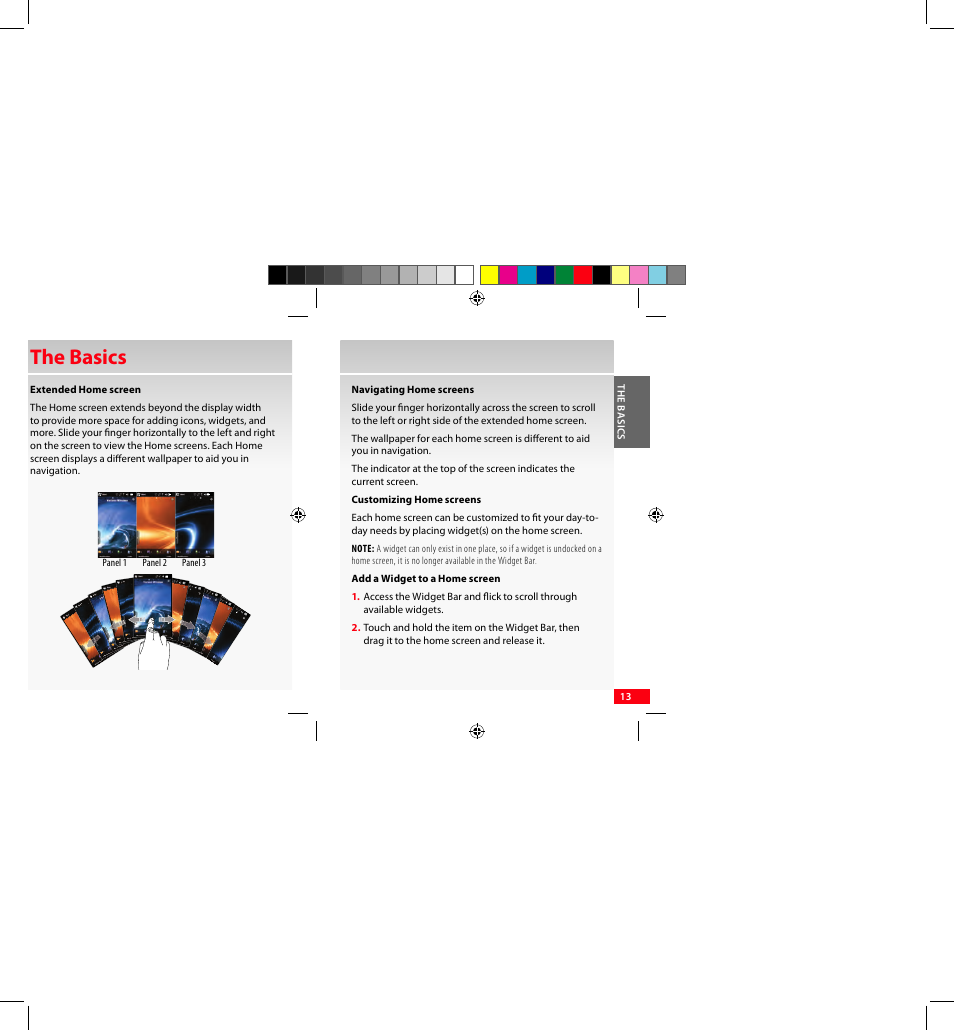 The basics | Samsung SCH-I920DAAVZW User Manual | Page 13 / 122