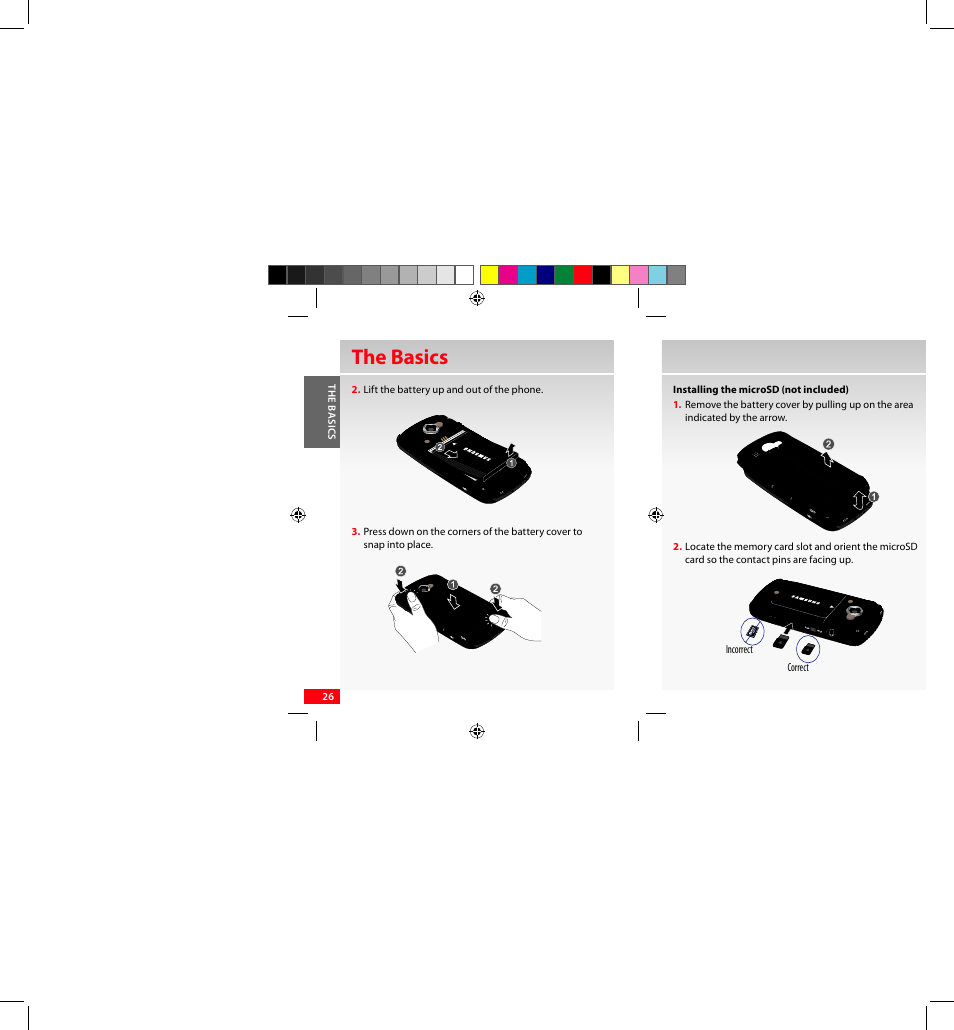 The basics | Samsung SCH-I920DAAVZW User Manual | Page 26 / 122