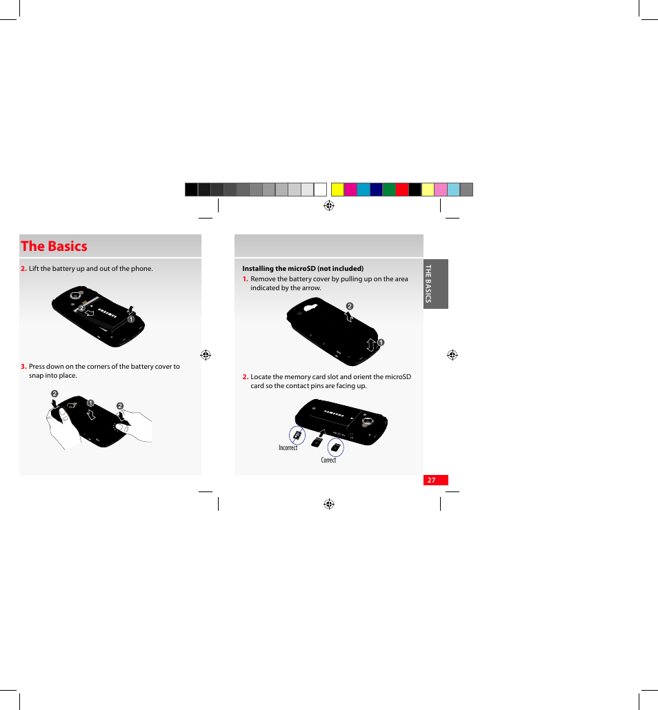 The basics | Samsung SCH-I920DAAVZW User Manual | Page 27 / 122