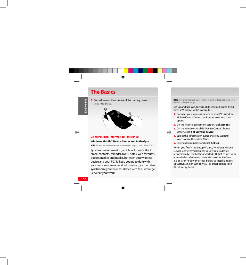 The basics | Samsung SCH-I920DAAVZW User Manual | Page 30 / 122