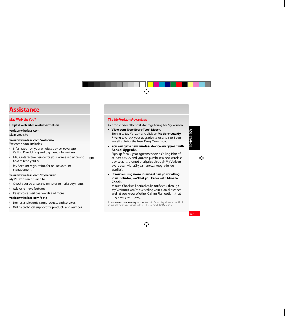 Assistance | Samsung SCH-I920DAAVZW User Manual | Page 57 / 122