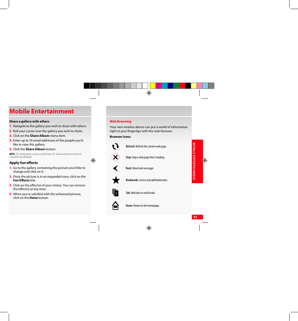 Mobile entertainment | Samsung SCH-I920DAAVZW User Manual | Page 83 / 122