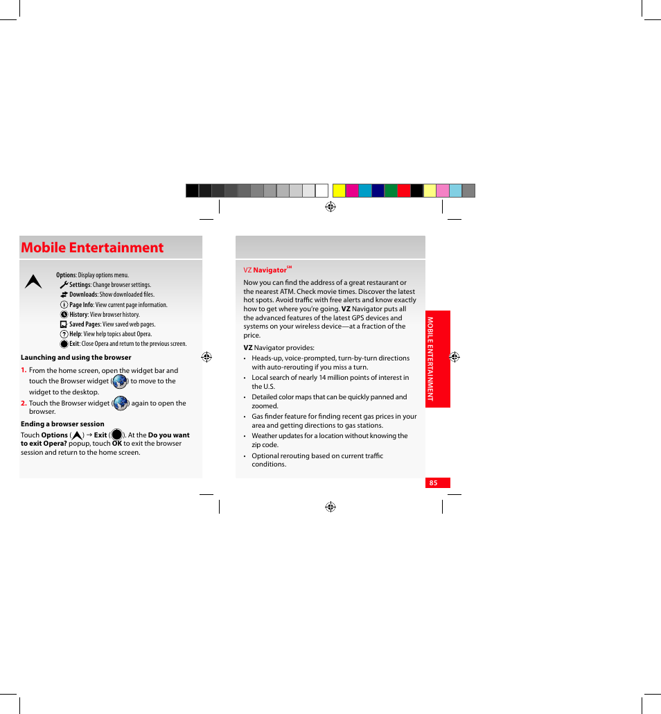 Mobile entertainment | Samsung SCH-I920DAAVZW User Manual | Page 85 / 122
