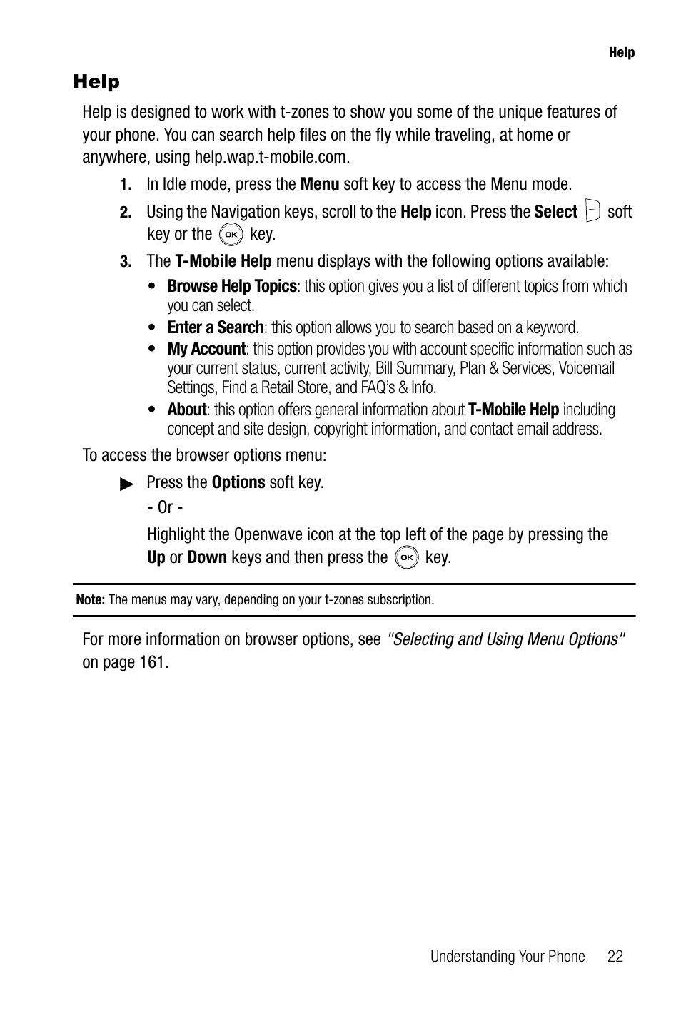 Help | Samsung SGH-T739TSATMB User Manual | Page 25 / 195