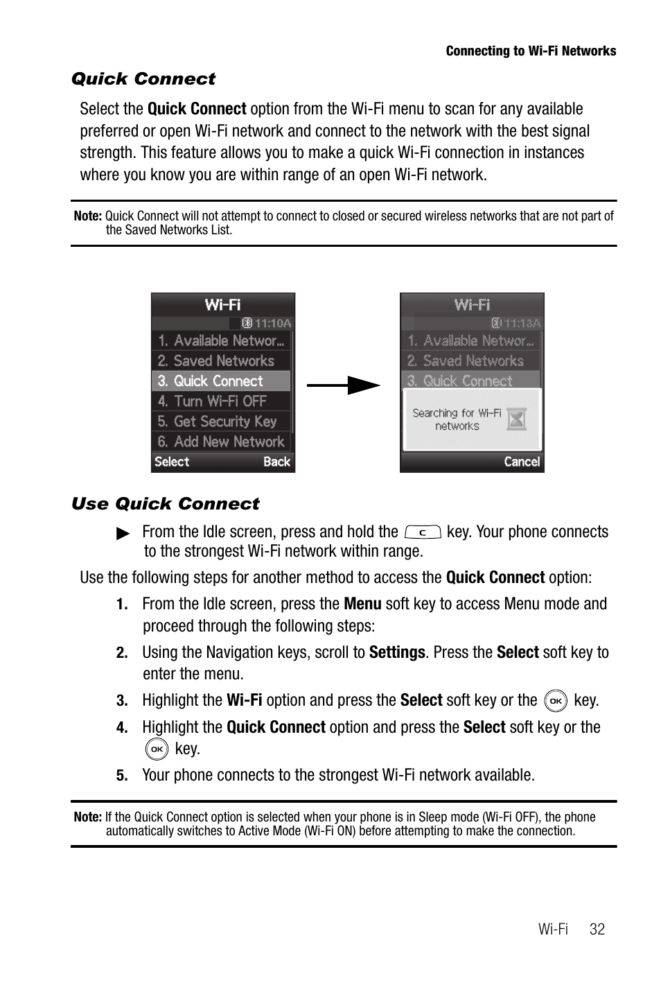 Quick connect, Use quick connect | Samsung SGH-T739TSATMB User Manual | Page 35 / 195