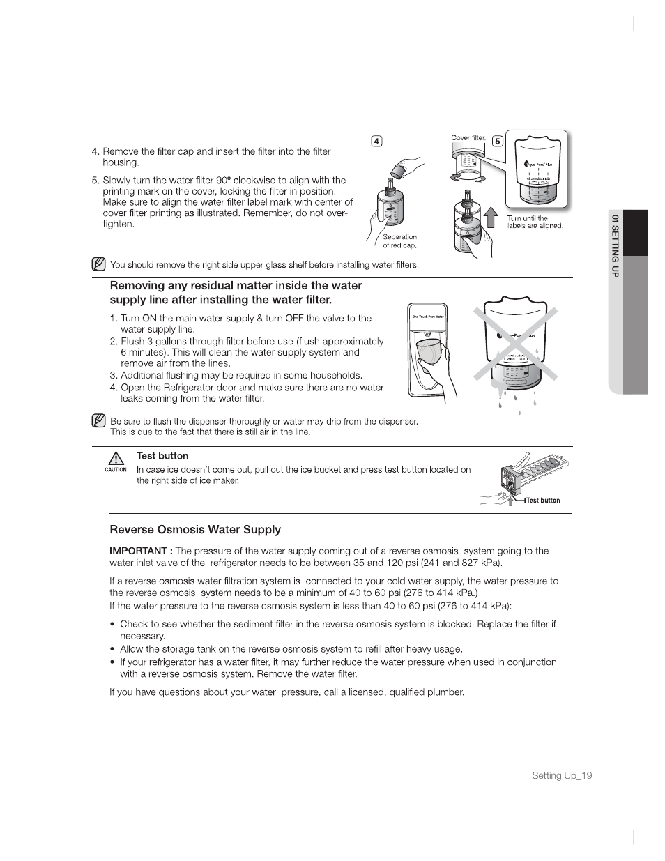 Samsung RF263AERS-XAA User Manual | Page 19 / 80