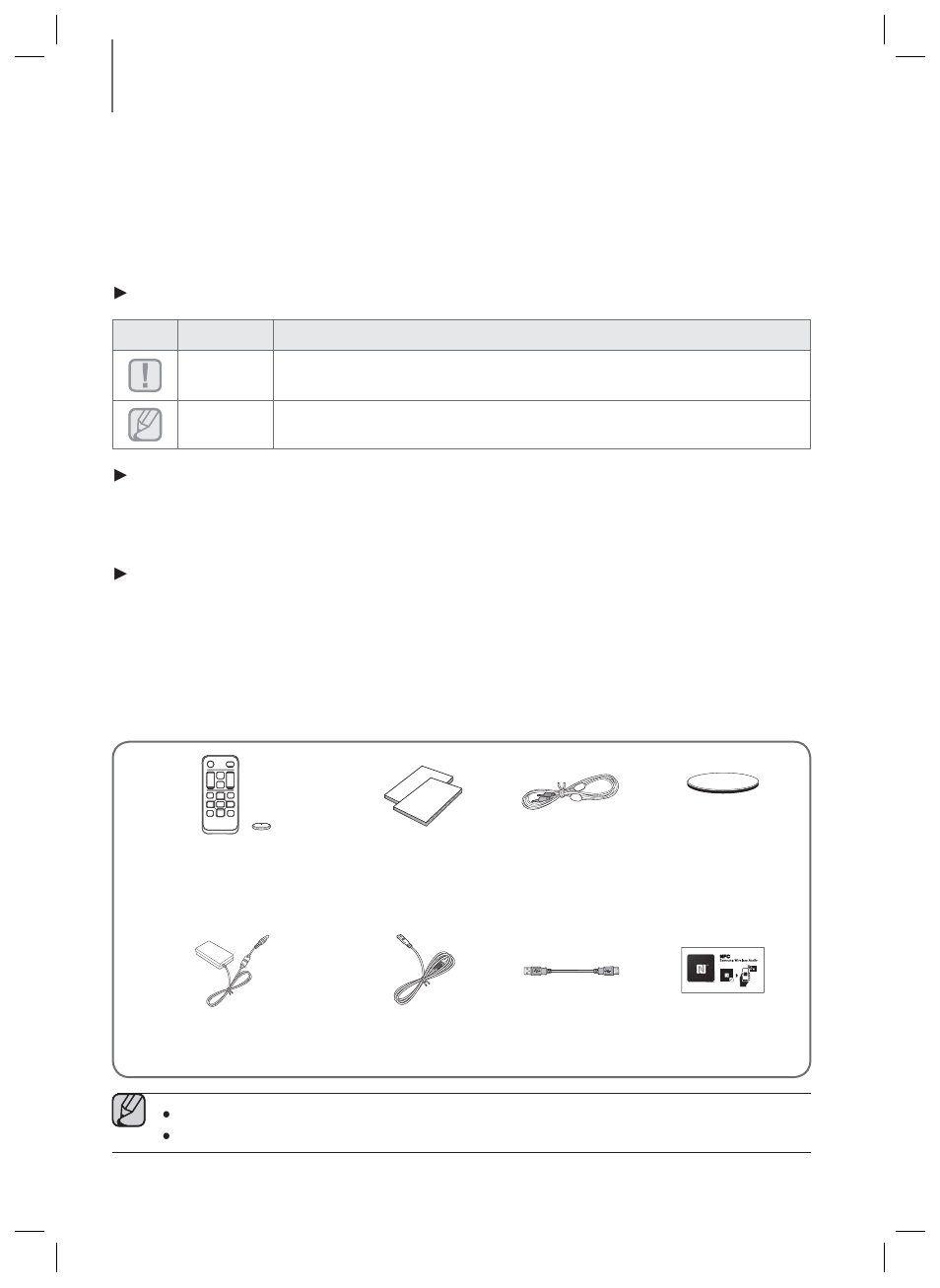 Getting started, Before reading the user’s manual, What’s included | Samsung HW-H600-ZA User Manual | Page 6 / 24