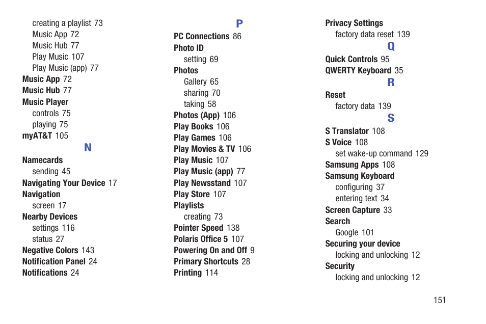 Samsung SM-T217AZKAATT User Manual | Page 157 / 158