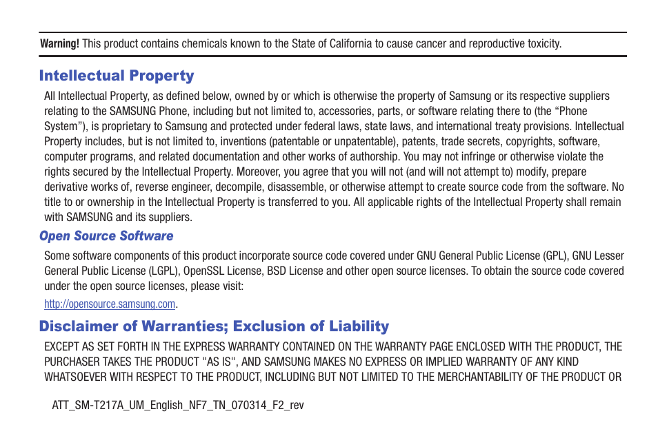 Samsung SM-T217AZKAATT User Manual | Page 2 / 158