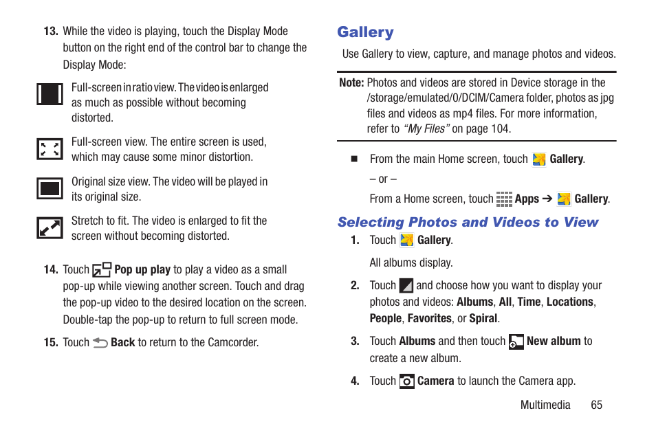 Gallery | Samsung SM-T217AZKAATT User Manual | Page 71 / 158