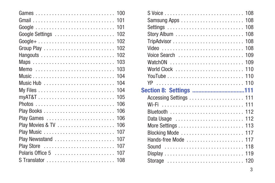 Samsung SM-T217AZKAATT User Manual | Page 9 / 158