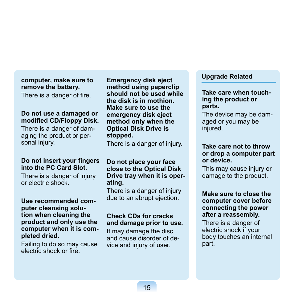 Samsung NP-Q1-V000-SEA User Manual | Page 15 / 204