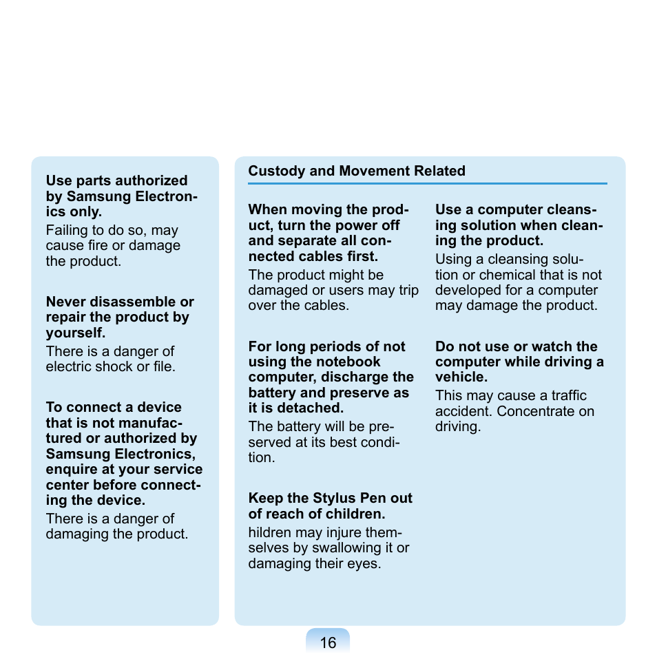 Samsung NP-Q1-V000-SEA User Manual | Page 16 / 204