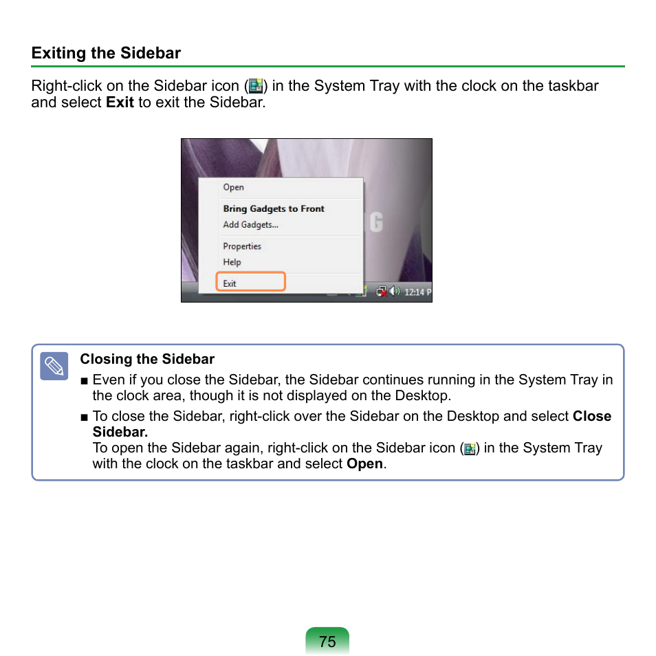Samsung NP-Q1-V000-SEA User Manual | Page 75 / 204