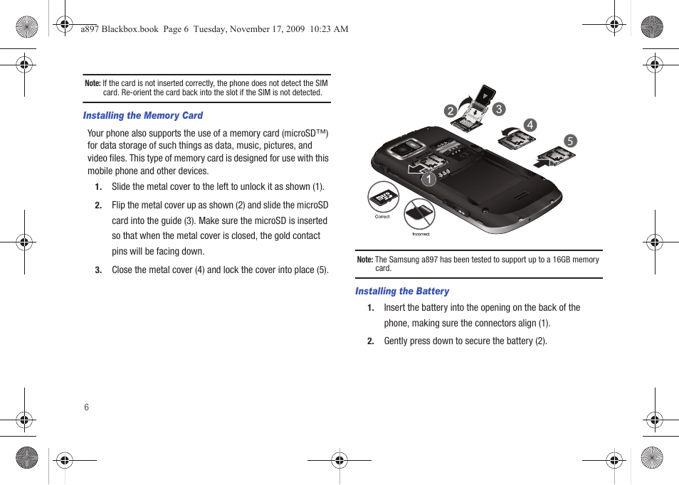 Samsung SGH-A897ZKAATT User Manual | Page 10 / 202