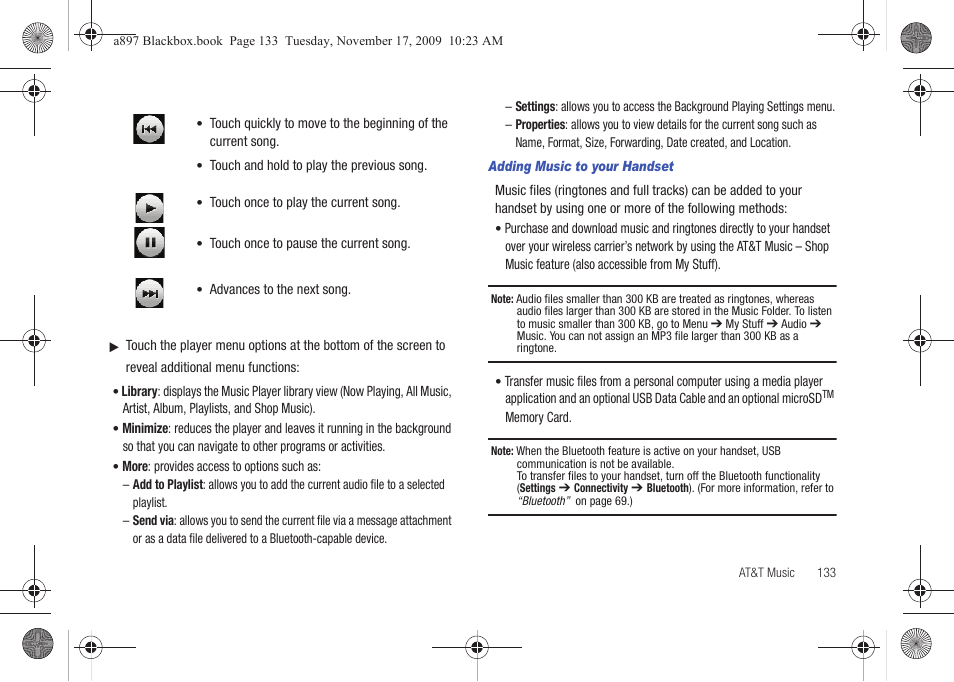 Samsung SGH-A897ZKAATT User Manual | Page 137 / 202