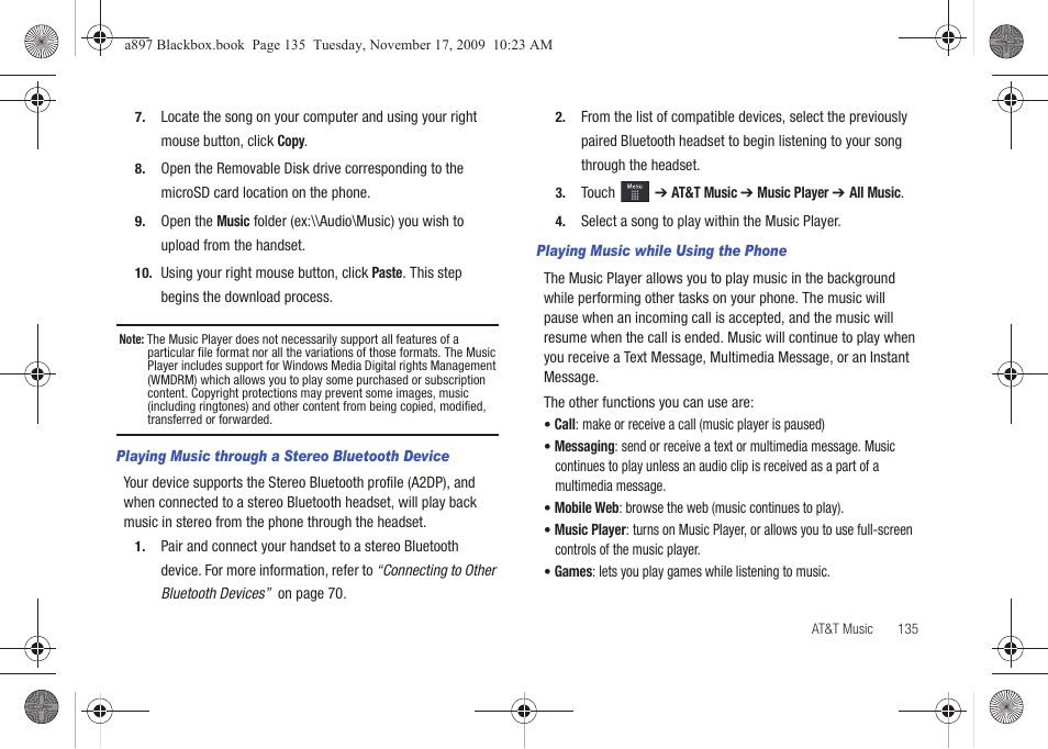 Samsung SGH-A897ZKAATT User Manual | Page 139 / 202