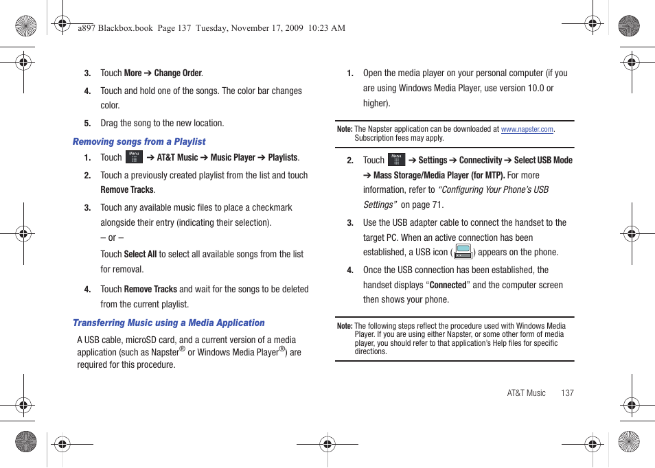 Samsung SGH-A897ZKAATT User Manual | Page 141 / 202