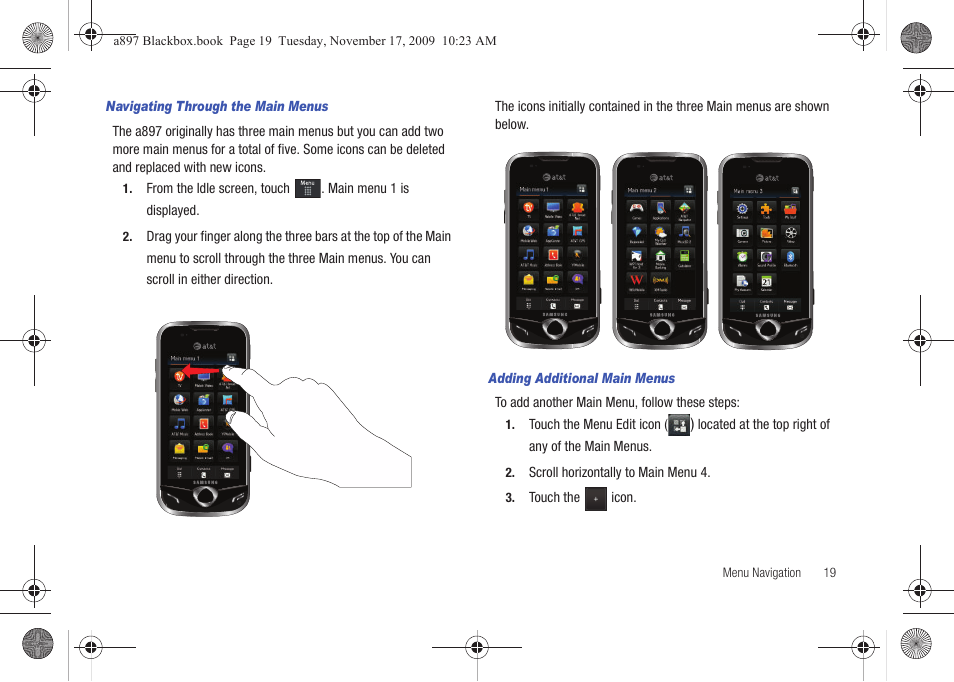 Samsung SGH-A897ZKAATT User Manual | Page 23 / 202