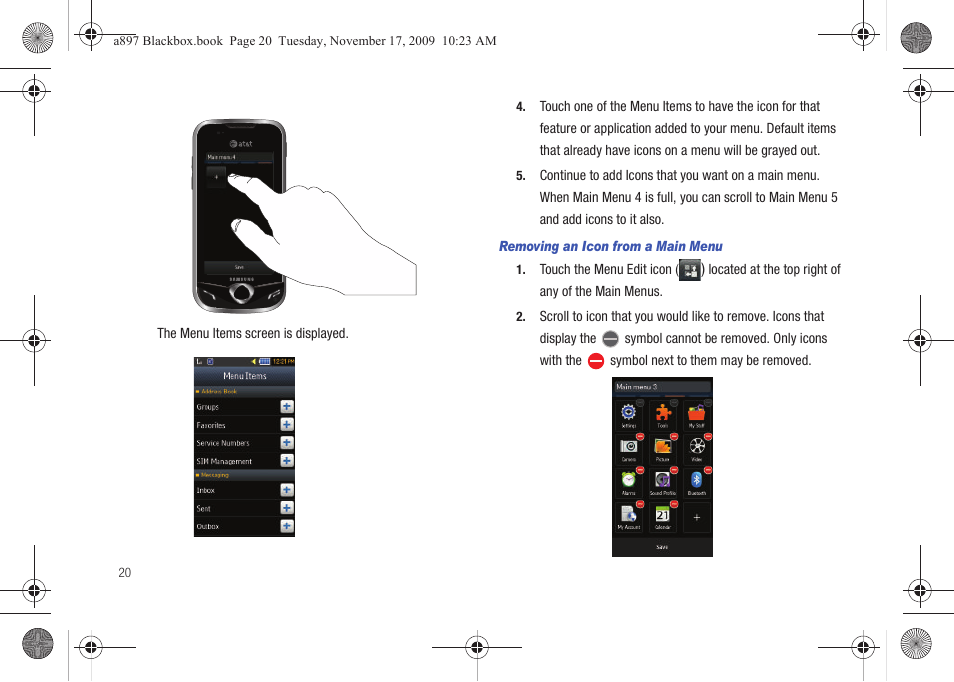 Samsung SGH-A897ZKAATT User Manual | Page 24 / 202