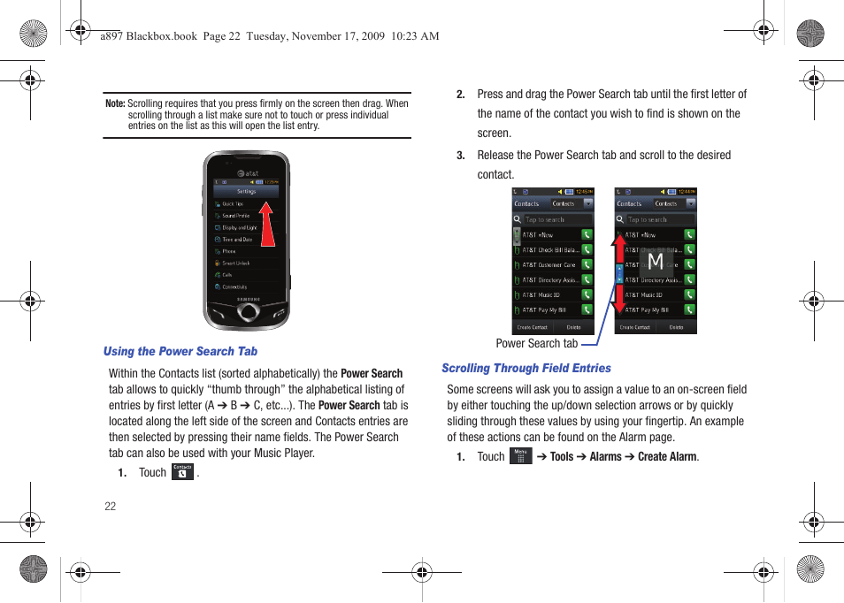 Samsung SGH-A897ZKAATT User Manual | Page 26 / 202