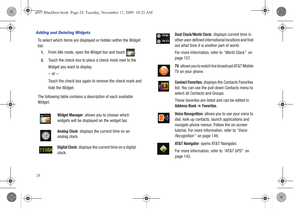 Samsung SGH-A897ZKAATT User Manual | Page 28 / 202