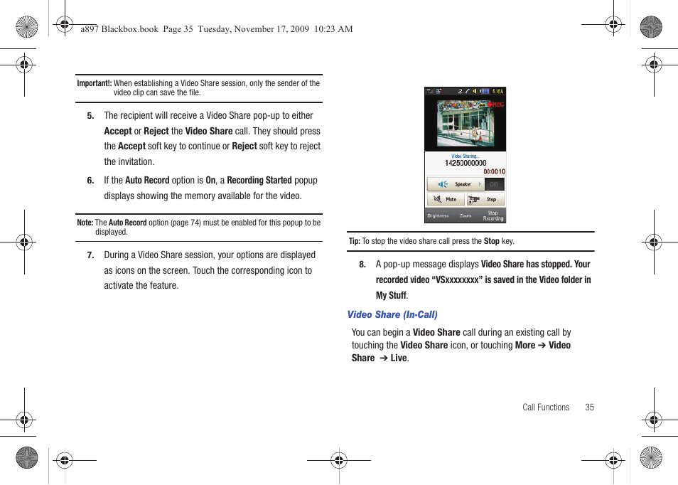 Samsung SGH-A897ZKAATT User Manual | Page 39 / 202