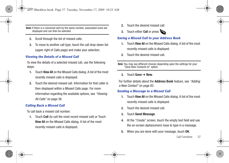 Samsung SGH-A897ZKAATT User Manual | Page 41 / 202