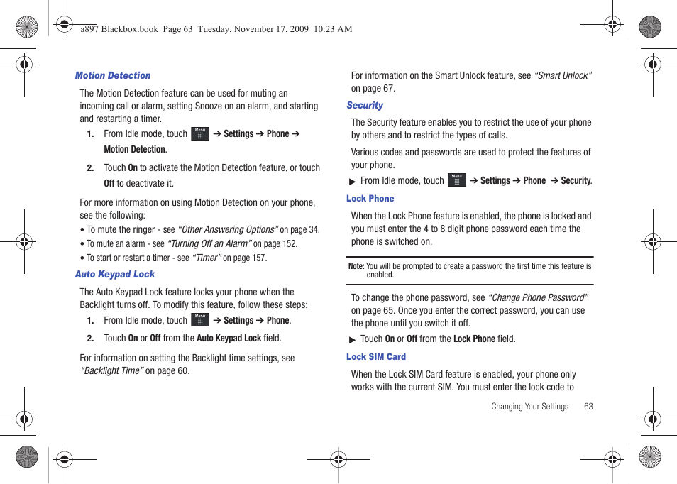 Samsung SGH-A897ZKAATT User Manual | Page 67 / 202