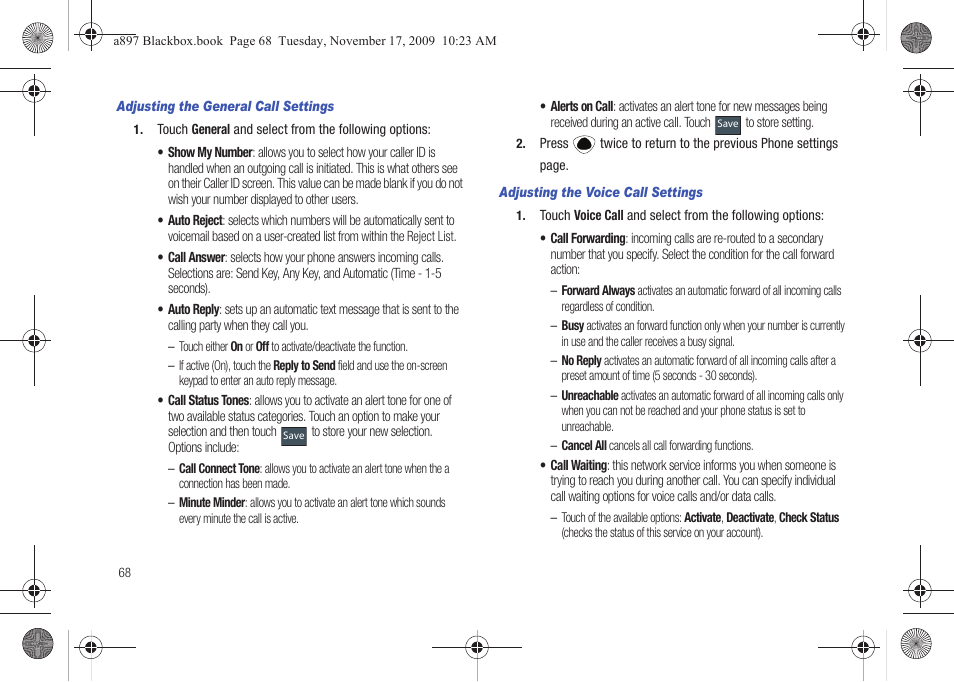 Samsung SGH-A897ZKAATT User Manual | Page 72 / 202