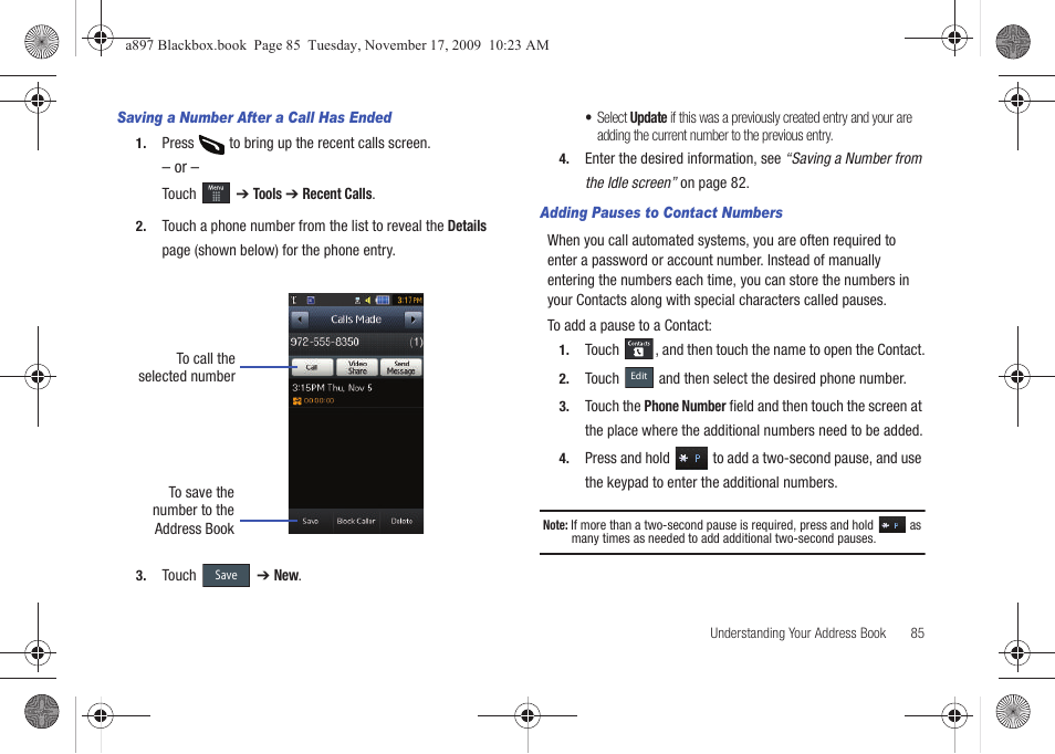 Samsung SGH-A897ZKAATT User Manual | Page 89 / 202